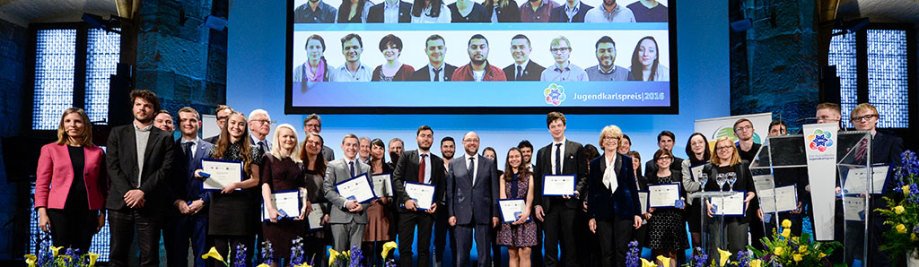 European Charlemagne Youth Prize 2016.Award ceremony