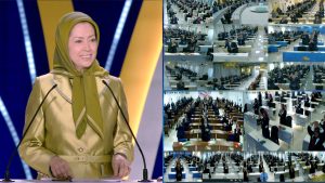 Presiden NCRI terpilih Maryam Rajavi,